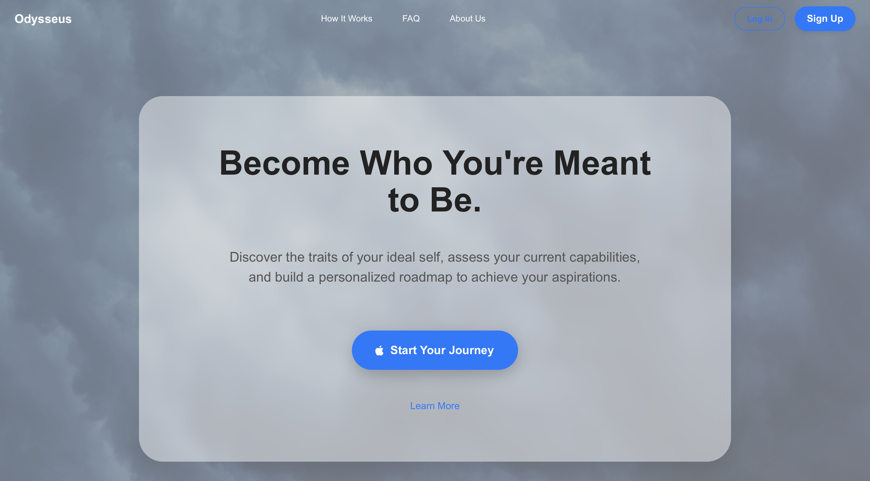 Live Preview of Odysseus AI Mentor Chat Interface