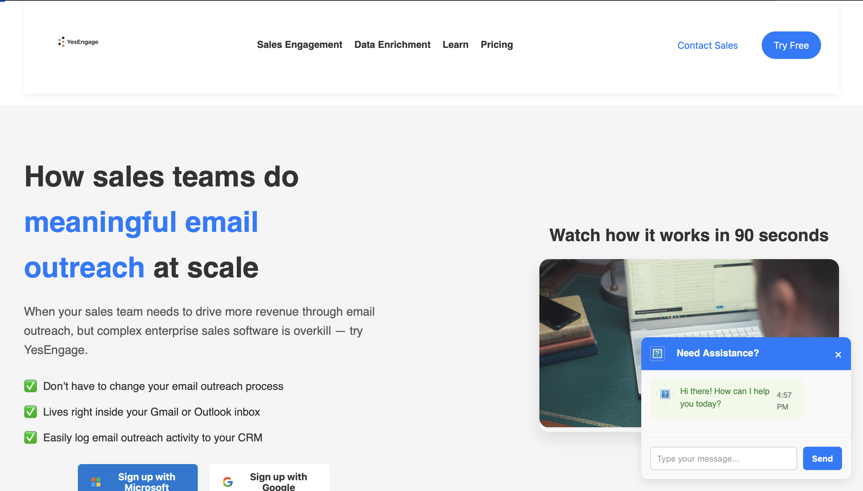 Sales Engagement App