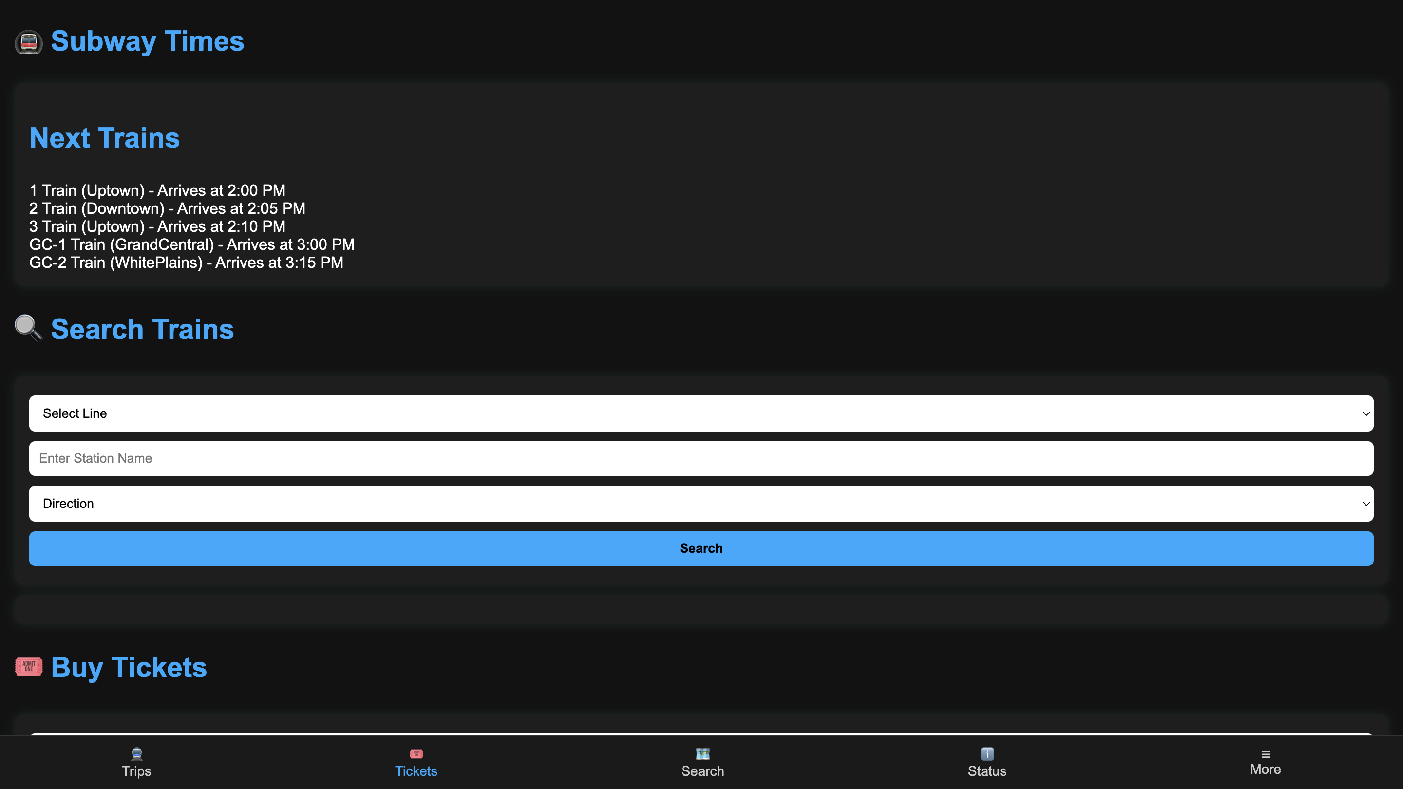 TrainTimeApp